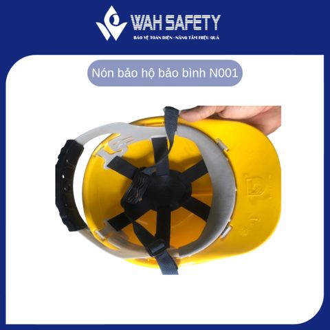 Nón Bảo Hộ Bảo Bình Thùy Dương Khóa An Toàn - Mũ An Toàn Kỹ Sư Chất Liệu HPDE, Tiêu Chuẩn TCVN 6407-1998