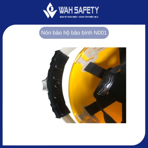 Nón Bảo Hộ Bảo Bình Thùy Dương Khóa An Toàn - Mũ An Toàn Kỹ Sư Chất Liệu HPDE, Tiêu Chuẩn TCVN 6407-1998