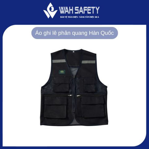 Áo Ghi Lê Phản Quang Kỹ Sư Bảo Hộ Lao Động - Chất Liệu Bền, Thoáng Mát, In Logo Theo Yêu Cầu, Free Size cho Nam Nữ