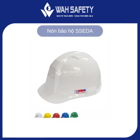 Nón bảo hộ lao động SSEDA chính hãng chất liệu ABS, thiết kế thông thoáng, nhiều màu sắc dễ nhận diện cho công trình an toàn