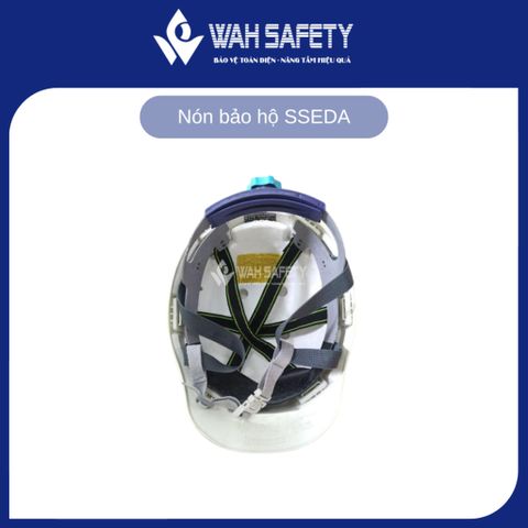 Nón bảo hộ lao động SSEDA chính hãng chất liệu ABS, thiết kế thông thoáng, nhiều màu sắc dễ nhận diện cho công trình an toàn
