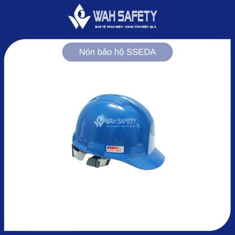 Nón bảo hộ lao động SSEDA chính hãng chất liệu ABS, thiết kế thông thoáng, nhiều màu sắc dễ nhận diện cho công trình an toàn
