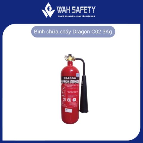 Kệ Đựng Bình Chữa Cháy Dragon CO2 3Kg - Thiết Bị PCCC Hiệu Quả Cho Nhà Ở, Văn Phòng, Khách Sạn