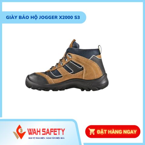 Giày Bảo Hộ Lao Động Nam Jogger X2000 S3 - Chống Tĩnh Điện, Dập Ngón, Trơn Trượt, An Toàn Cho Ngành Công Nghiệp