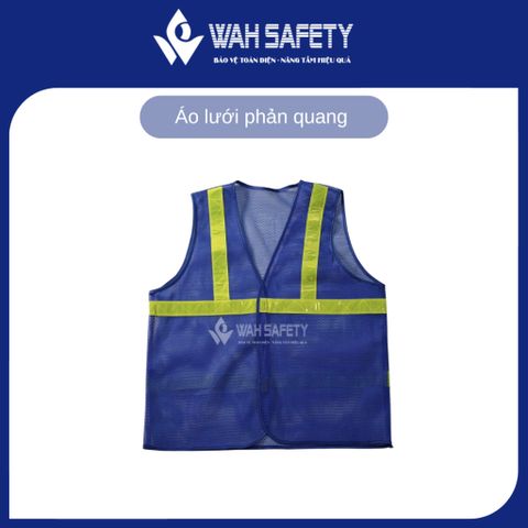 Áo Lưới Phản Quang An Toàn - Chất Liệu Polyester/Nylon, Được Thiết Kế Dễ Dàng Mặc, Tăng Cường Nhận Diện Ban Đêm trong Công Trình và Hoạt Động Ngoài Trời