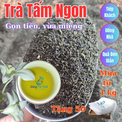 Trà Tấm Uống Gia Đình DTT - Trà Ngon Thái Nguyên Gói 250g/500g/1kg, Tặng 50 Túi Lọc Khi Mua 1kg, Uống Ngon, Giá Tốt