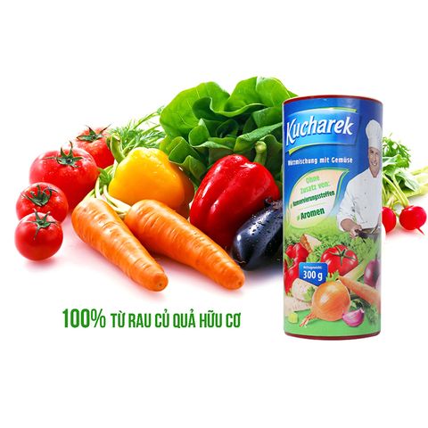 Hạt nêm rau củ thuần chay Kucharek 200g, 300g, 500g