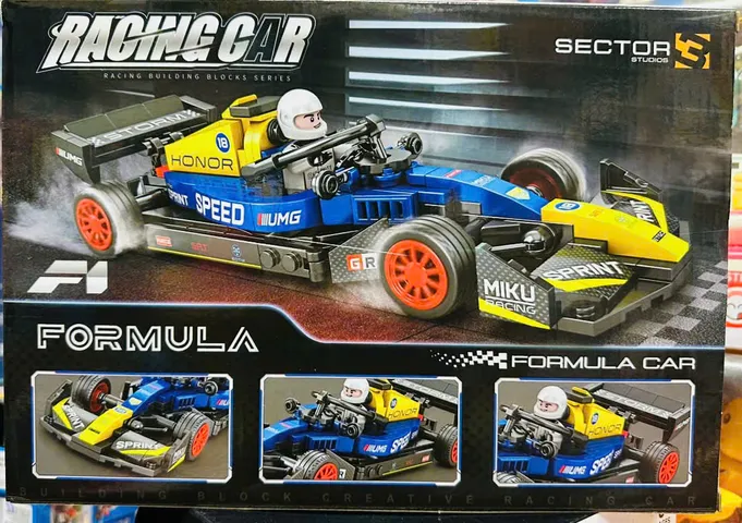 Bộ lắp ráp mô hình xe ô tô 4 màu sắc cho trẻ từ 6 tuổi - Đồ chơi Lego phát triển sáng tạo và kỹ năng lắp ghép