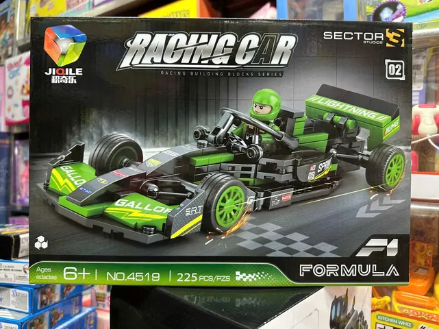 Bộ lắp ráp mô hình xe ô tô 4 màu sắc cho trẻ từ 6 tuổi - Đồ chơi Lego phát triển sáng tạo và kỹ năng lắp ghép