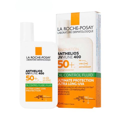 Kem Chống Nắng La Roche-Posay Anthelios Oil Control SPF 50 - Dưỡng Da Dầu Nhờn, Kiểm Soát Bóng, 50mL, Pháp