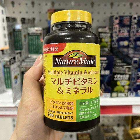 Vitamin tổng hợp Nature Made Multiple Vitamin & Minerals 200 viên