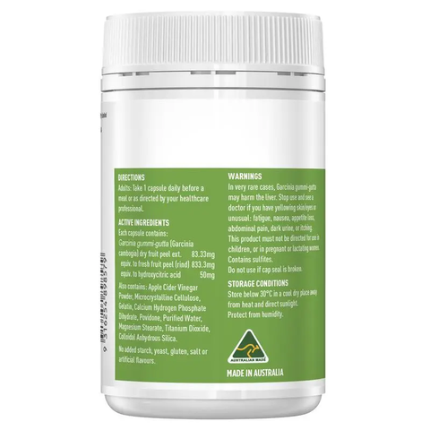 Viên Uống Healthy Care Giấm Táo + Garcinia Cambogia 90 Viên – Hỗ Trợ Giảm Cân, Thanh Lọc Cơ Thể, Tăng Cường Tiêu Hóa