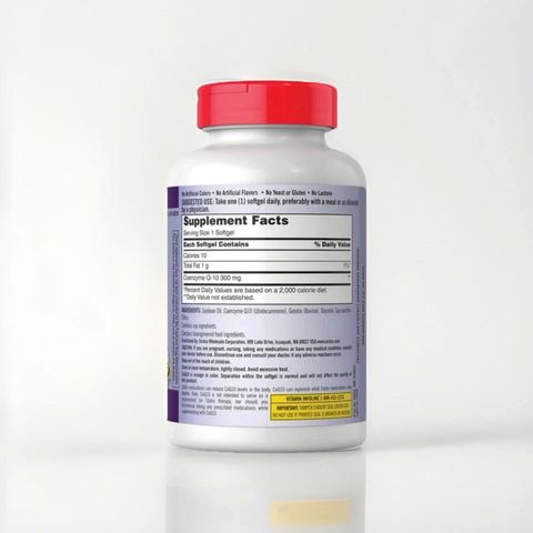 Viên Hỗ Trợ Tim Mạch Kirkland Signature CoQ10 300mg - Bổ Sung Sức Khỏe Tim Mạch, 100 Viên Mỹ