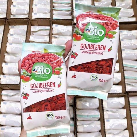 Kỷ tử hữu cơ Gojibeeren Dm Bio 150g của Đức