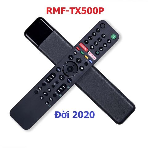 Điều khiển Remote Tivi Sony RMF-TX500P 2020 - Điều khiển Giọng Nói với Phím Bấm Êm, Tặng Pin, Bảo Hành 6 Tháng