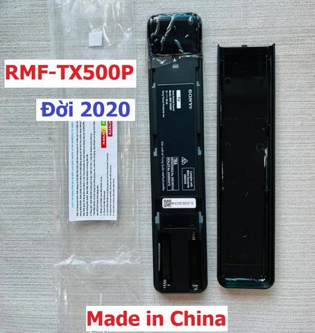 Điều khiển Remote Tivi Sony RMF-TX500P 2020 - Điều khiển Giọng Nói với Phím Bấm Êm, Tặng Pin, Bảo Hành 6 Tháng