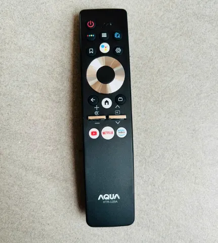 Điều Khiển Remote Tivi AQUA Model AQT - Điều Khiển Giọng Nói Thông Minh - Hàng Mới + Pin Tặng Kèm