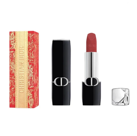 [ tester ] Son Dior Rouge Dior Limited Edition Lunar New Year 720 Icone Màu Đỏ Hồng Gỗ