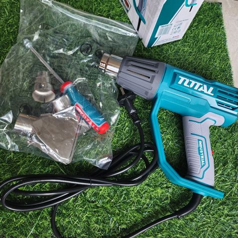 Máy thổi hơi nóng Total 2000W - Công cụ đa năng 220-240V với 3 cấp nhiệt độ và phụ kiện đi kèm - Dụng cụ tiện ích cho mọi gia đình