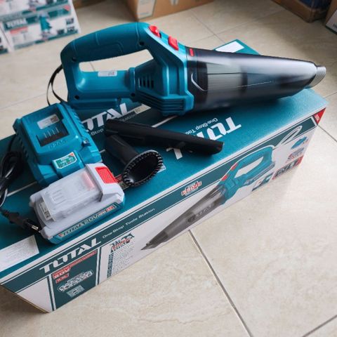 Máy Hút Bụi Không Dây 0.5L Total TVLI20126 - Công Nghệ Hệ Sinh Thái 20V, Hút Mạnh Mẽ, Pin Sạc Nhanh, Dọn Dẹp Hiệu Quả