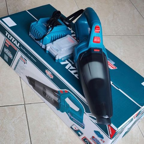 Máy Hút Bụi Không Dây 0.5L Total TVLI20126 - Công Nghệ Hệ Sinh Thái 20V, Hút Mạnh Mẽ, Pin Sạc Nhanh, Dọn Dẹp Hiệu Quả