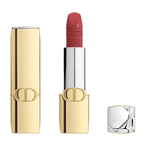 [ tester ] Son Dior Rouge Dior Lipstick Limited Edition Golden Case 720 Velvet Màu Đỏ Hồng Nâu