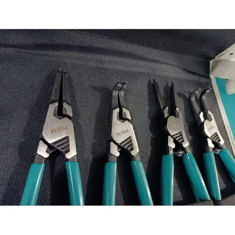 Bộ kìm mở phe 180mm 4 chi tiết Total THTJ214042 - Dụng cụ tiện ích chất lượng cao bằng thép carbon, bảo hành 6 tháng