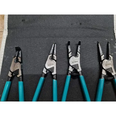 Bộ kìm mở phe 180mm 4 chi tiết Total THTJ214042 - Dụng cụ tiện ích chất lượng cao bằng thép carbon, bảo hành 6 tháng