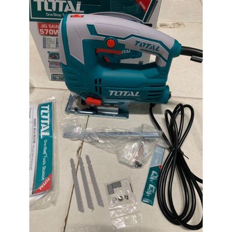 Máy cưa lọng Total TS206656 570W - Dụng cụ cắt gỗ và kim loại - Độ sâu cắt tối đa 65mm - Bảo hành 6 tháng