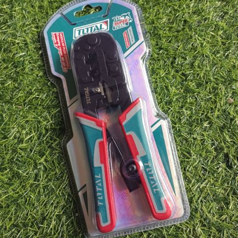 Kìm Bấm COS 8 Inch Total TMPCN5468R - Dụng Cụ Uốn, Tước, Cắt Dây Mạng Viễn Thông Chất Lượng Cao