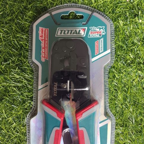 Kìm Bấm COS 8 Inch Total TMPCN5468R - Dụng Cụ Uốn, Tước, Cắt Dây Mạng Viễn Thông Chất Lượng Cao