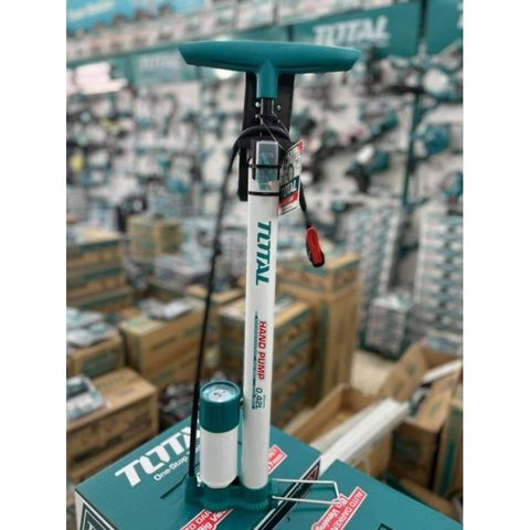 Bơm Hơi Đẩy Tay Total TMPP3811.KDCD - Dụng Cụ Bơm Xe Đạp, Dụng Cụ Tiện Ích Cao Cấp với Đầu Schrader, Presta, Dunlop