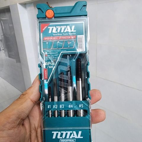 3-18mm Bộ mũi taro lấy ốc gãy 5 chi tiết Total TACSE0056 K