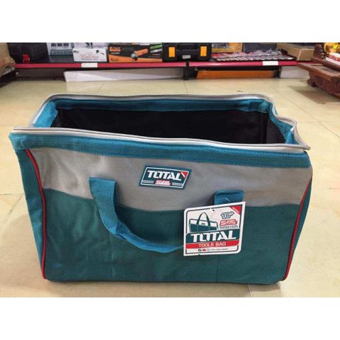 Túi đựng đồ nghề 16 inch Total THT261625 K - Khung cứng, nhiều túi lưu trữ, tải trọng 15kg, dụng cụ tiện ích, bảo hành 3 tháng