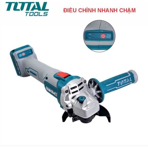 Thân Máy Mài Góc Không Dây 100mm Hệ Sinh Thái 20(V) Total TAGLI201008 - Mô Tơ Không Chổi Than, Tốc Độ Cao 3000/8500 Vòng/Phút