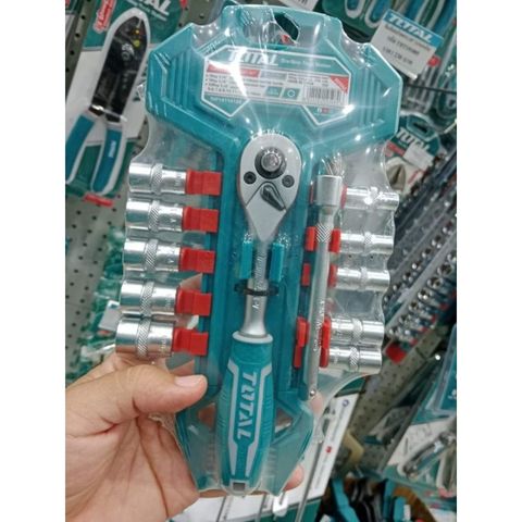 Bộ Cờ Lê Tự Động và Đầu Tuýp 12 Chi Tiết 1/4