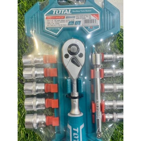 Bộ Cờ Lê Tự Động và Đầu Tuýp 12 Chi Tiết 1/4