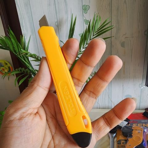Dao Rọc Giấy TOLSEN 9x80MM SK7 Siêu Bén với Vỏ Nhựa ABS - Dụng Cụ Tiện Ích Hoàn Hảo cho Văn Phòng và Nghệ Thuật