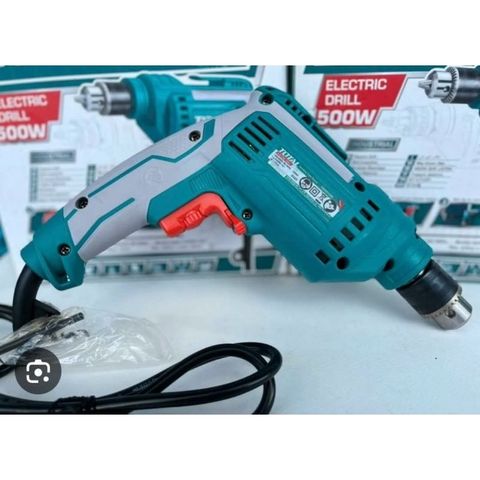 Máy khoan tốc độ cao 500W Total TD2051026E - Khả năng khoan 1.0-10mm, Tốc độ 0-3300rpm, Dụng cụ tiện ích chất lượng cao