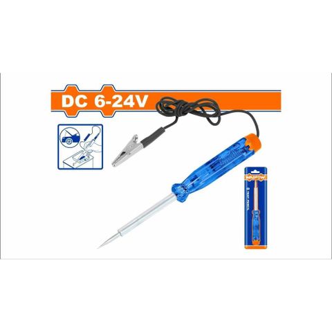 Thiết bị kiểm tra điện áp ô tô DC 6-24V Wadfow - Dụng cụ kiểm tra mạch điện với tay cầm cách điện, kẹp bút điện tiện dụng
