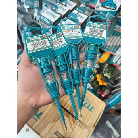 Bút Thử Điện Total THT291408/THT291908 - Dụng Cụ Đo Điện Nhỏ Gọn Chống Rỉ Sét, An Toàn và Bền Bỉ 140mm/190mm