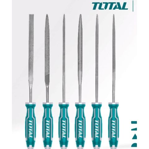 3x140mm Bộ giũa sắt 6 chi tiết Total THT91462 K