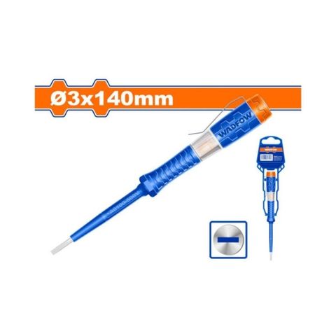 Bút Thử Điện AC 100-500V Wadfow WTP2901 - Kích Thước 3x140mm, Chất Liệu Thép & Nhựa, Đạt Tiêu Chuẩn Châu Âu