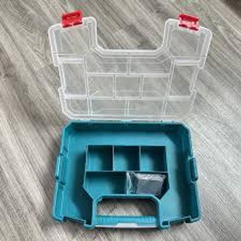 Hộp nhựa nhiều ngăn đựng linh kiện Total TPBX1151 - Kích thước 15 inch, chất liệu nhựa PP, vách ngăn tháo rời tiện dụng cho tổ chức đồ nghề