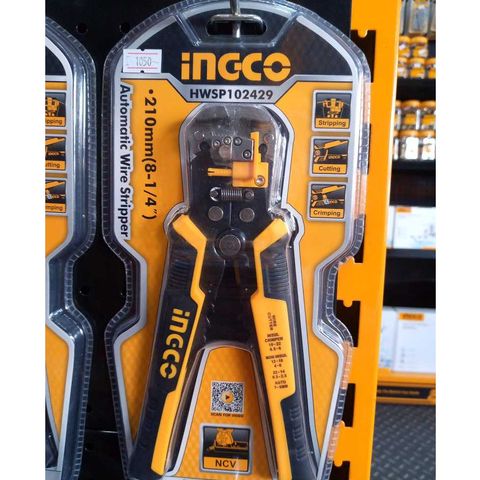 Kềm Tước Dây Điện Tự Động Ingco HWSP102429 - Dụng Cụ Cắt, Uốn và Phát Hiện Điện Áp Không Tiếp Xúc, Chất Lượng Cao