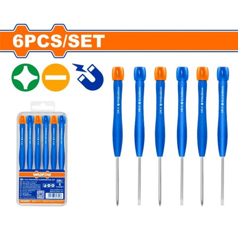 Bộ 6 Tua Vít Chính Xác 50mm Wadfow - Dụng Cụ Sửa Chữa Chất Liệu Cr-V, Tiện Ích Đáng Tin Cậy