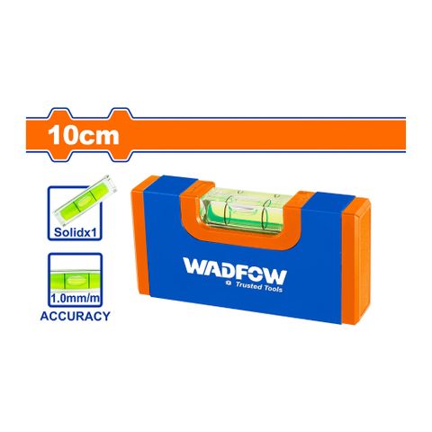 Thước Thủy 10cm Wadfow WSL0G10 - Dụng Cụ Hữu Ích Chống Sốc, Độ Dày 0,8mm, Phụ Kiện Tiện Dụng Nhà Ở