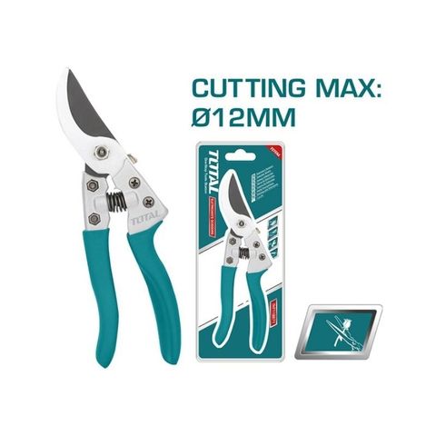 Kéo cắt tỉa cây kiểng 8 inch Total THTP62081 - Lưỡi thép carbon, tay cầm nhôm PVC chống trượt - Dụng cụ làm vườn chuyên nghiệp