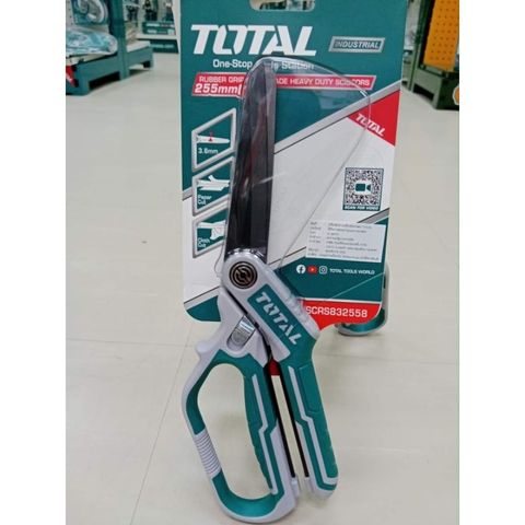 Kéo Đa Năng 255mm Total THSCRS832558 - Thép Không Gỉ Titan, Lưỡi Dao Chịu Lực Cao, Tay Cầm Thiết Kế Tối Ưu Hóa