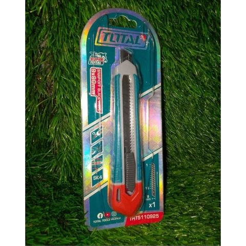 Dao rọc giấy Total THT5110925 9x80mm - Dụng cụ tự động khóa, chính xác và tiện lợi cho công việc văn phòng và DIY